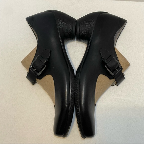 ECCO MARY JANE PUMPS BLACK SIZE 41 (10) - Picture 6 of 11